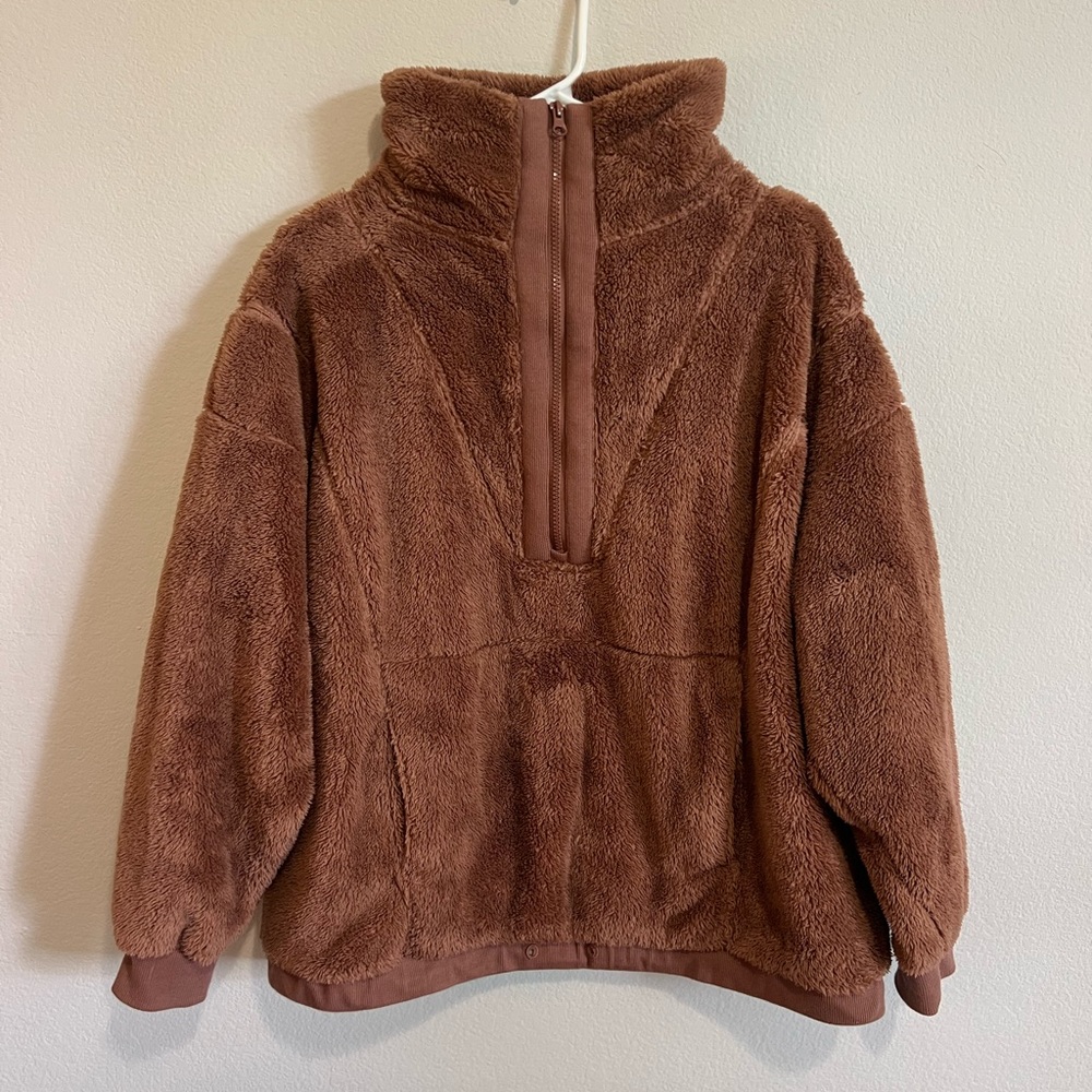 Joylab Sherpa Pullover Jacket - image 1